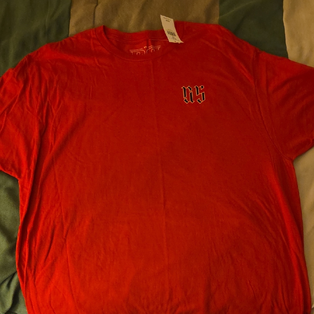 Rock Revival Red Short Sleeve Logo Tee